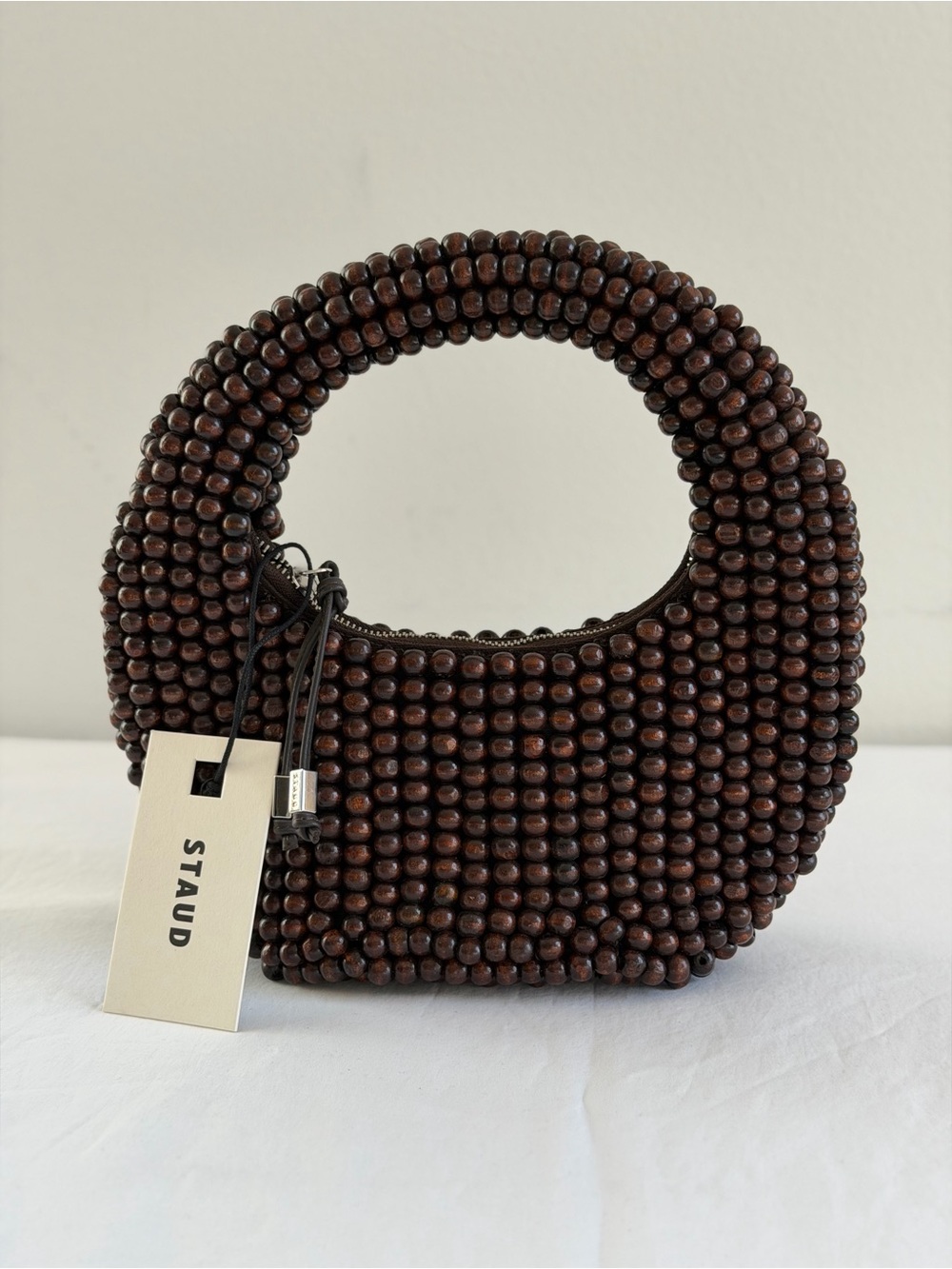 Staud Reef Bag in Dark Brown - Picture 7 of 12
